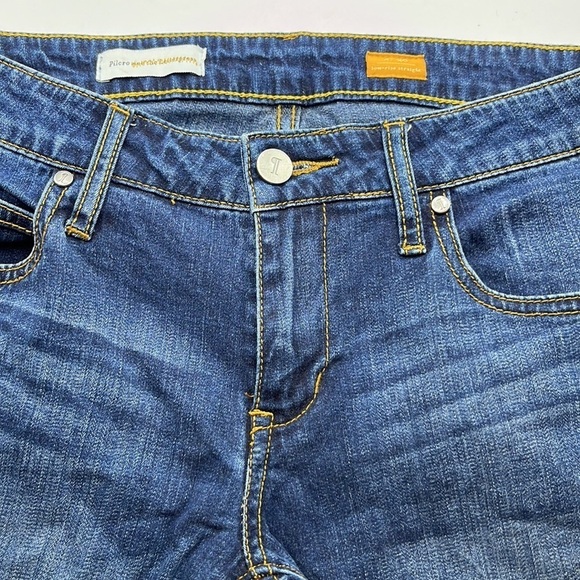 Pilcro And The Letterpress Anthropologie Low Rise Capri Bermuda Short Size 28 - Picture 15 of 16